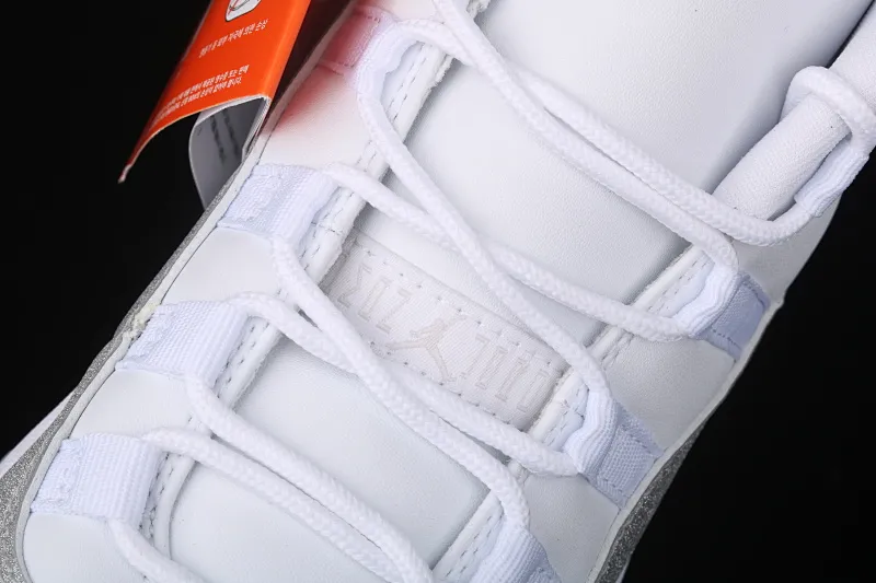 All categories Air Jordan Jordan series basketball shoes Air Jordan 11 Air Jordan 11 Metallic Silver AJ11 Joe 11 Swarovski Starry AR0715-100